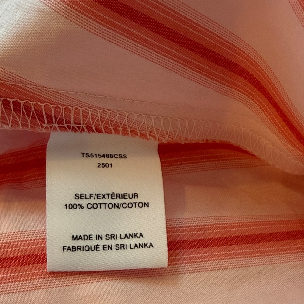 Derek Lam 10 Crosby Red Stripe Benibana Dress in Multi Size 4 NWT - Picture 10 of 12